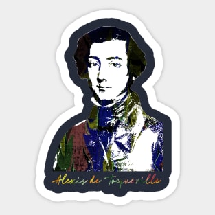 Alexis de Tocqueville Sticker